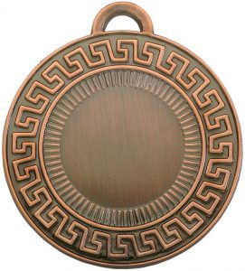 medaglia greca colore bronzo diametro 50